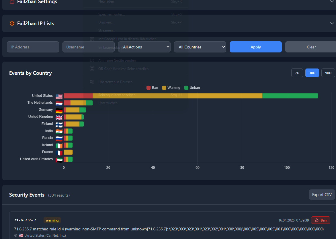 netfilter : - mailcow community